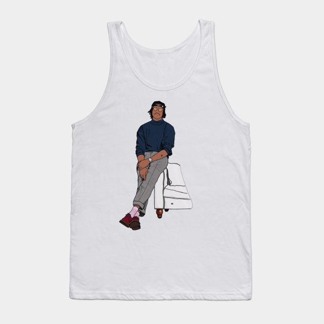 DLo Chillin' - D'Angelo Russell Tank Top by PennyandPeace